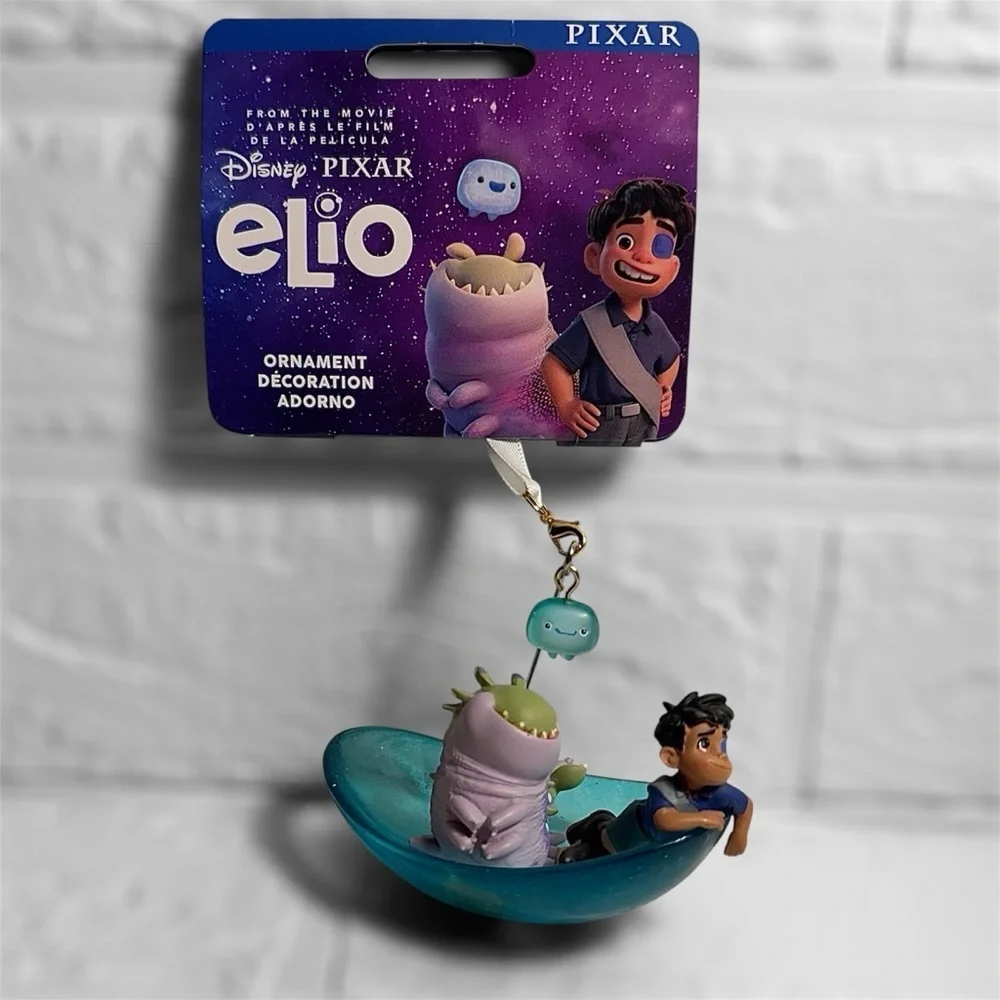 New Disney Pixar Elio Ornament - Blue and Purple